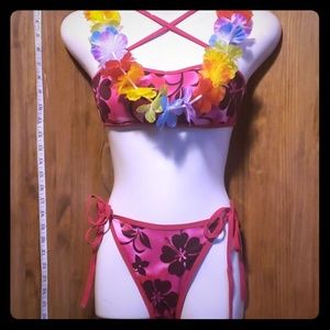 Floral print bikini
